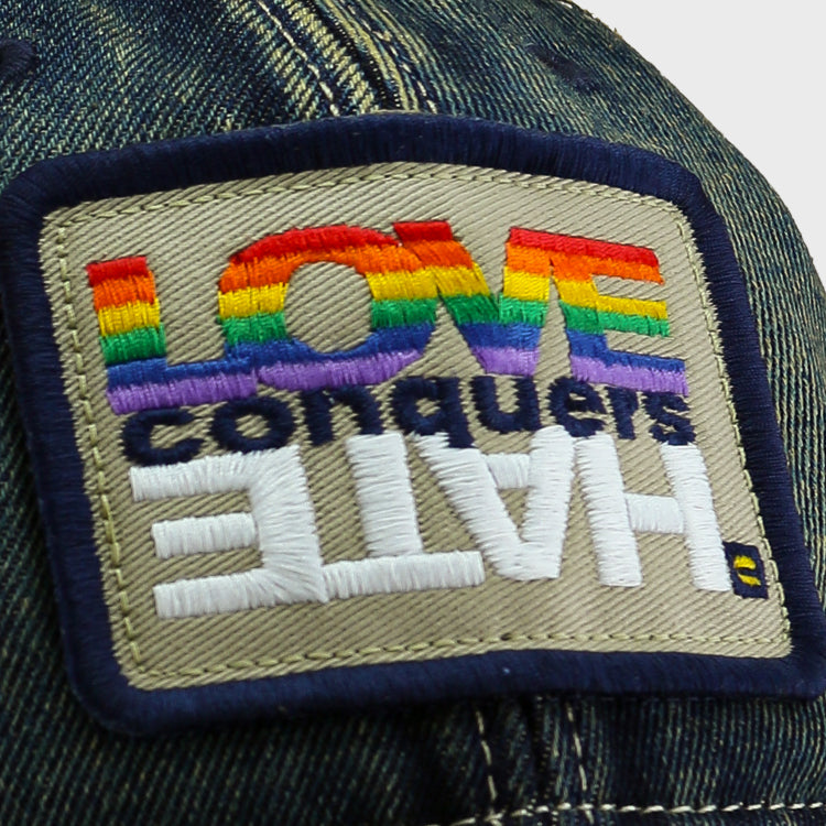 Image 2 of Rainbow Love Conquers Hate® Cap