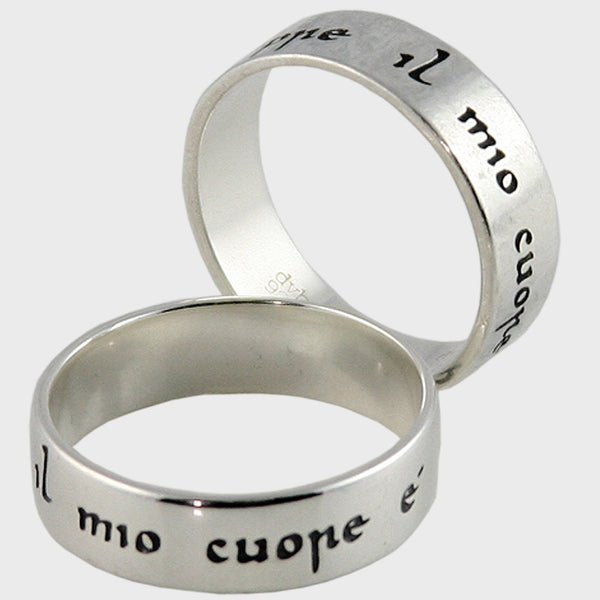 Alternate Picture of II Mio Cuore Sterling Ring