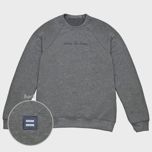 Thumbnail 1 of Love is Love Script Sweatshirt