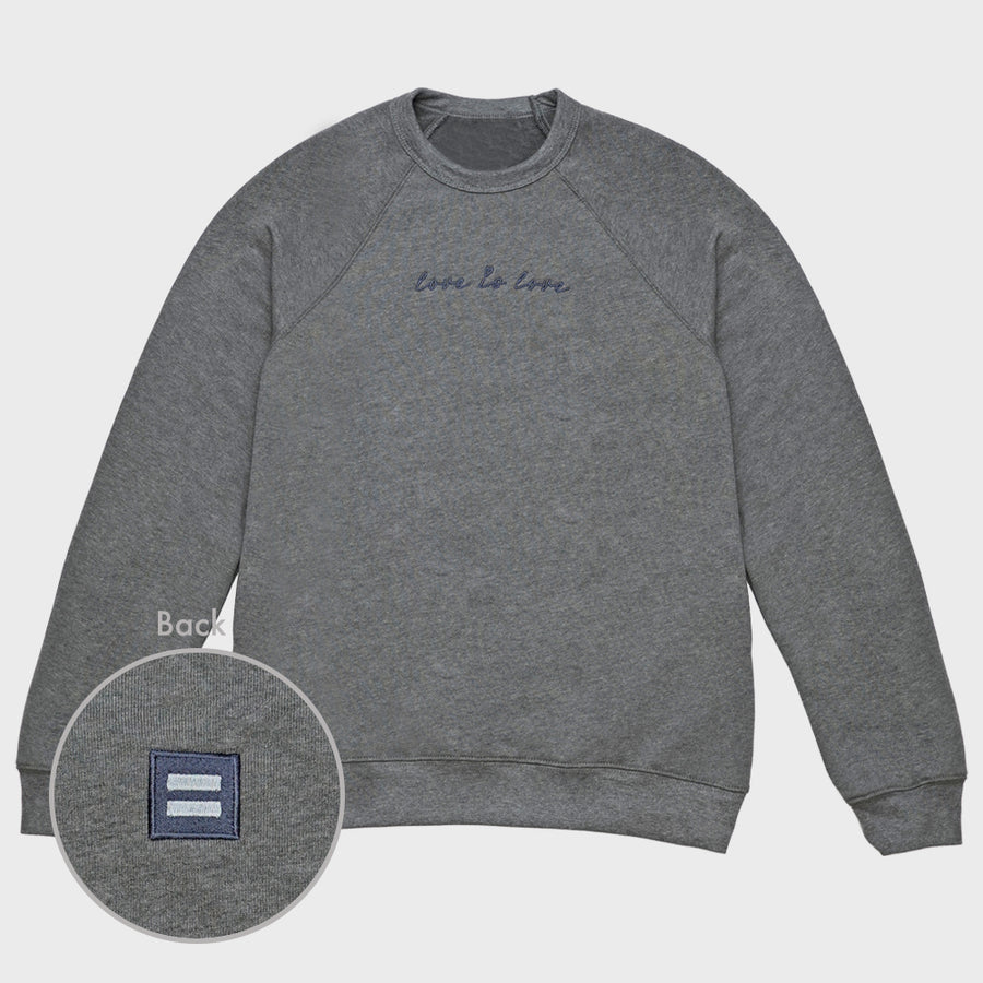Image 1 of Love is Love Script Sweatshirt