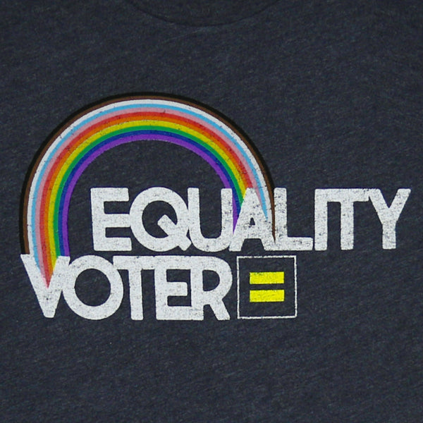 Alternate Picture of Equality Voter Rainbow T-Shirt