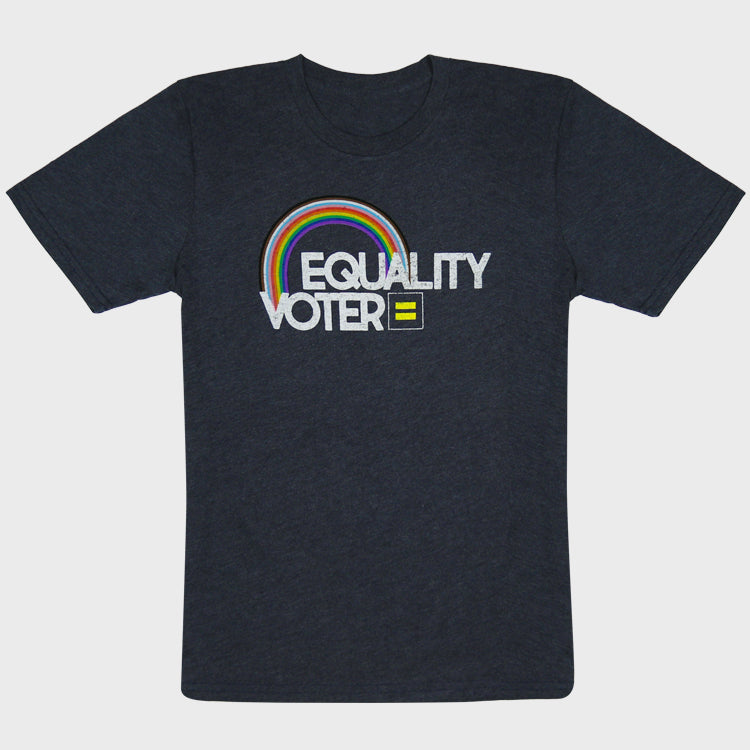Image 1 of Equality Voter Rainbow T-Shirt