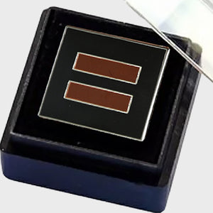 Thumbnail 2 of Black & Brown Logo Lapel Pin