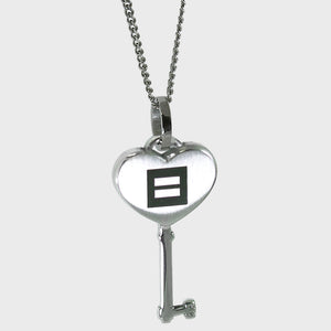 Thumbnail 2 of Key To My Heart Pendant Necklaces - Set of 2