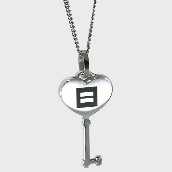 Alternate Picture of Key To My Heart Pendant Necklaces - Set of 2