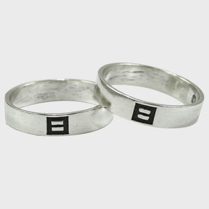 Thumbnail 1 of Equality Logo Sterling Silver Ring