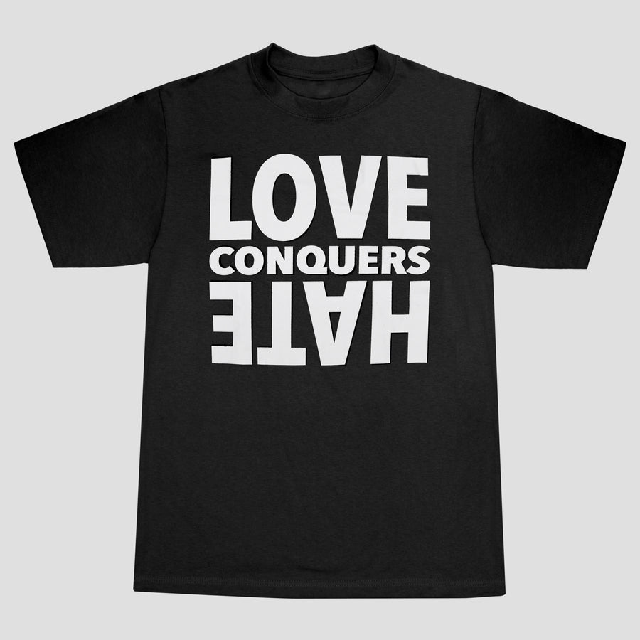 Image 1 of Love Conquers Hate® Oversized Heavyweight T-Shirt