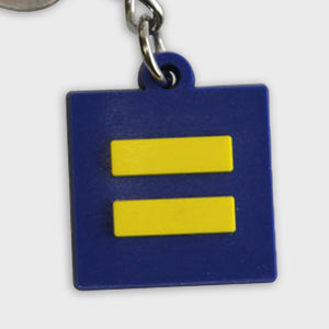 Thumbnail 2 of PVC Equality Keychain