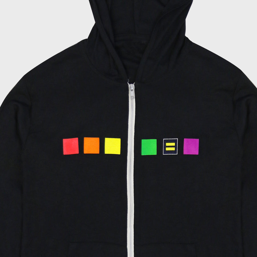 Image 2 of Rainbow LGBTQ+ Hoodie