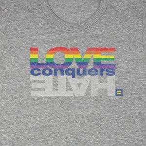 Thumbnail 2 of Rainbow Love Conquers Hate® T-Shirt