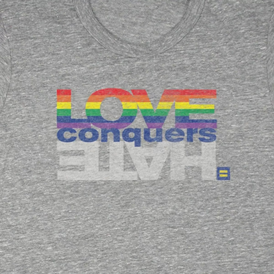 Image 2 of Rainbow Love Conquers Hate® T-Shirt