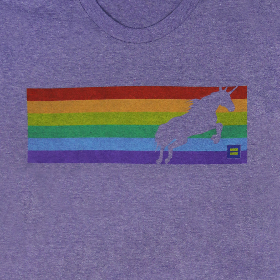 Image 2 of Rainbow Pride Unicorn T-Shirt