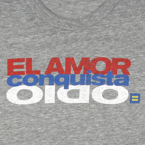 Thumbnail 2 of Spanish Love Conquers Hate® T-Shirt