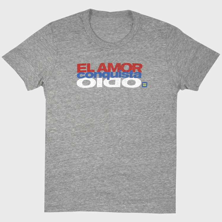 Image 1 of Spanish Love Conquers Hate® T-Shirt