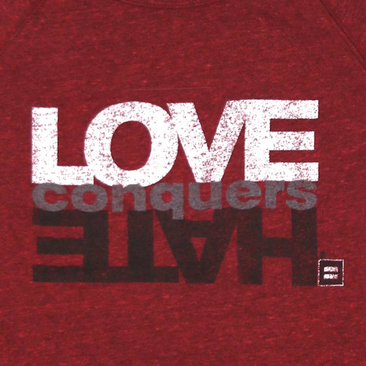 Image 2 of Love Conquers Hate® Crewneck Sweatshirt