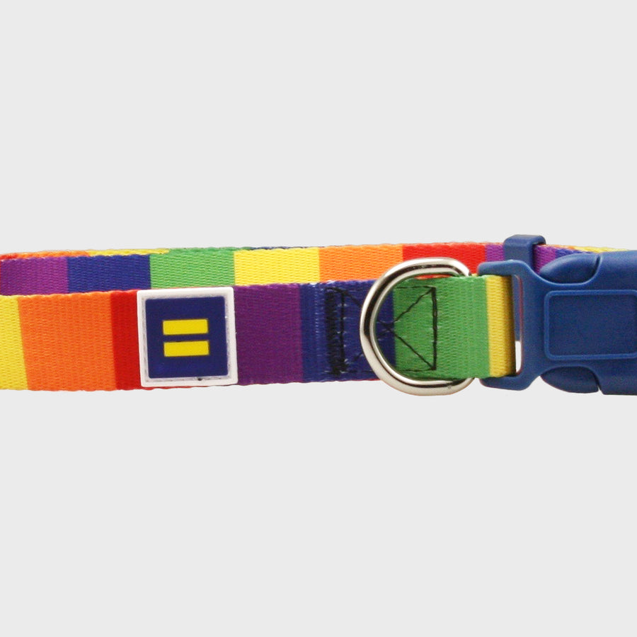 Image 2 of Rainbow Pride Dog Collar