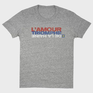 Thumbnail 1 of French Love Conquers Hate® T-Shirt