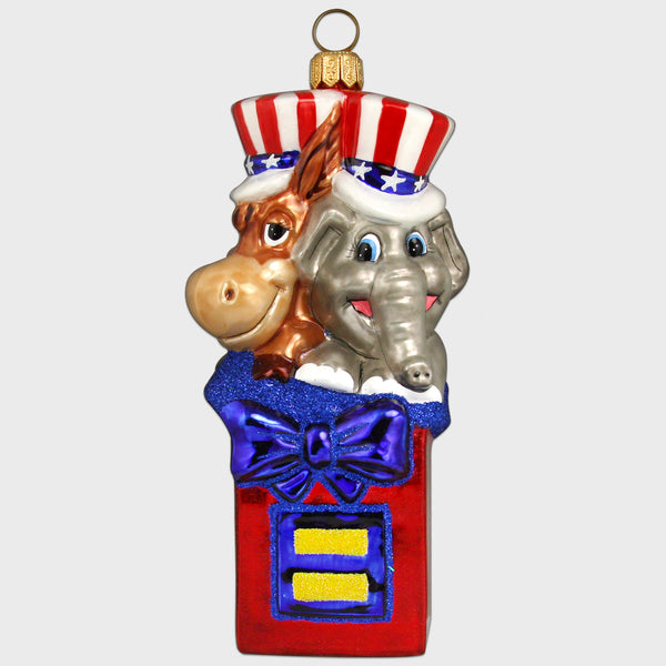 Alternate Picture of Vote Ornament