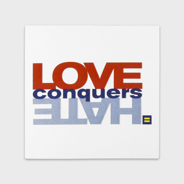 Picture of Love Conquers Hate® Car Magnet