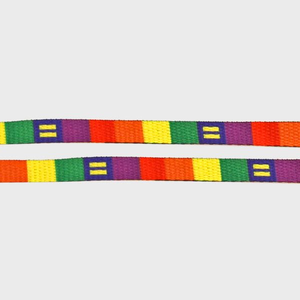 Alternate Picture of Rainbow Block Shoelaces