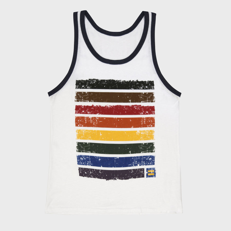 Image 1 of Rainbow Pride Ringer Tank Top