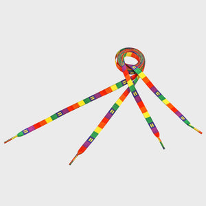 Thumbnail 1 of Rainbow Block Shoelaces