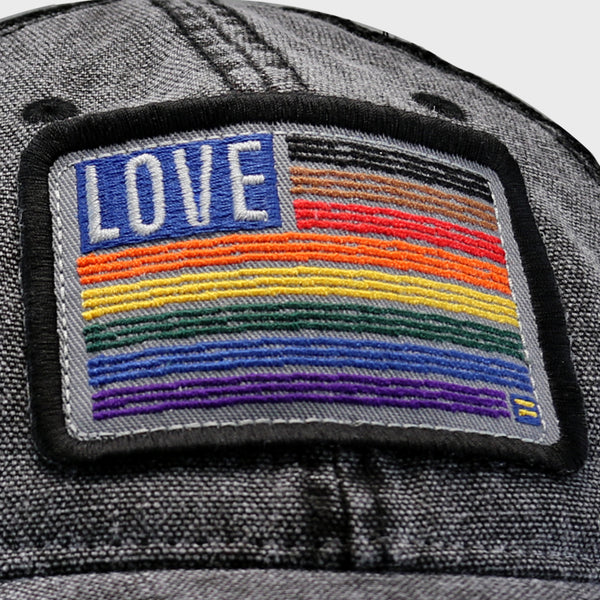 Alternate Picture of Love Rainbow Flag Hat