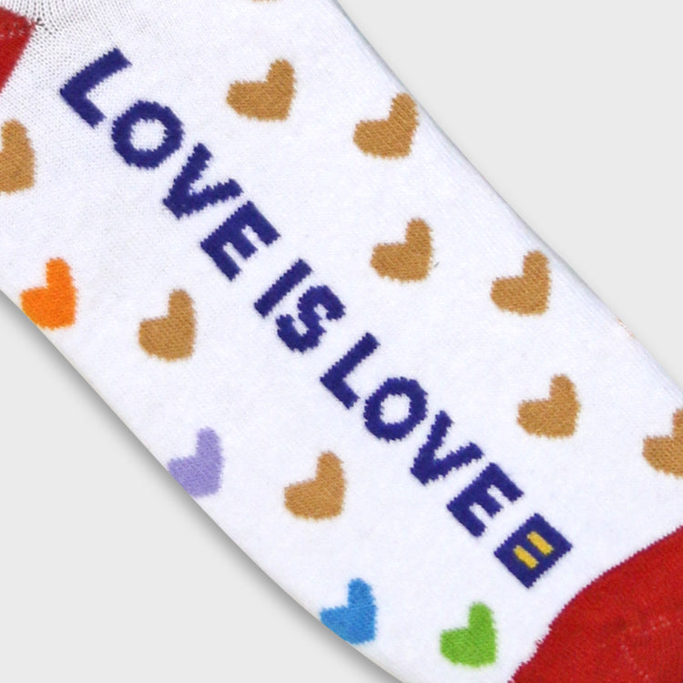 Image 2 of Love is Love Socks with Hearts