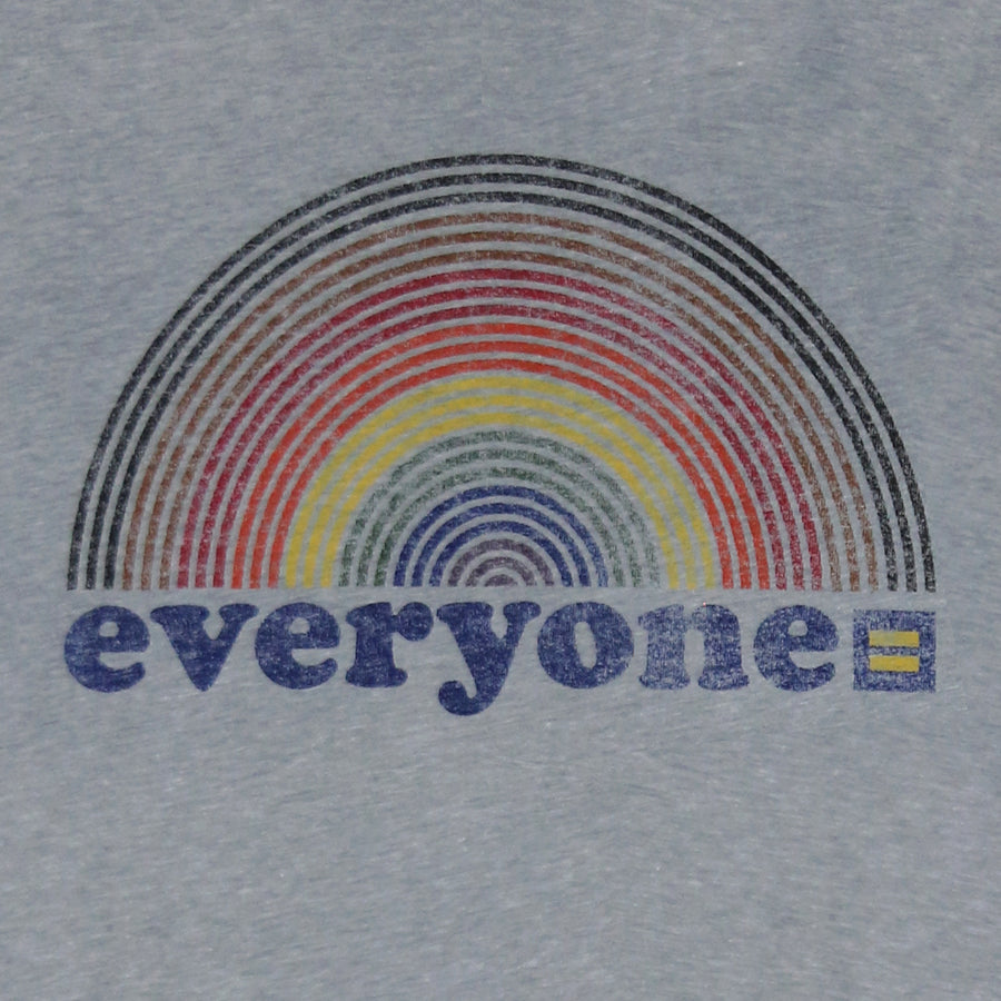 Image 2 of Everyone Rainbow Long Sleeve T-Shirt