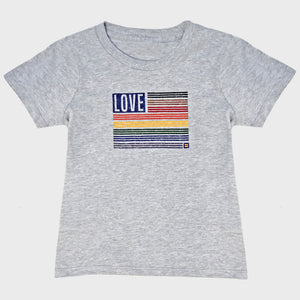 Thumbnail 1 of Love Rainbow Flag Kids T-Shirt