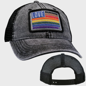 Thumbnail 1 of Love Rainbow Flag Hat