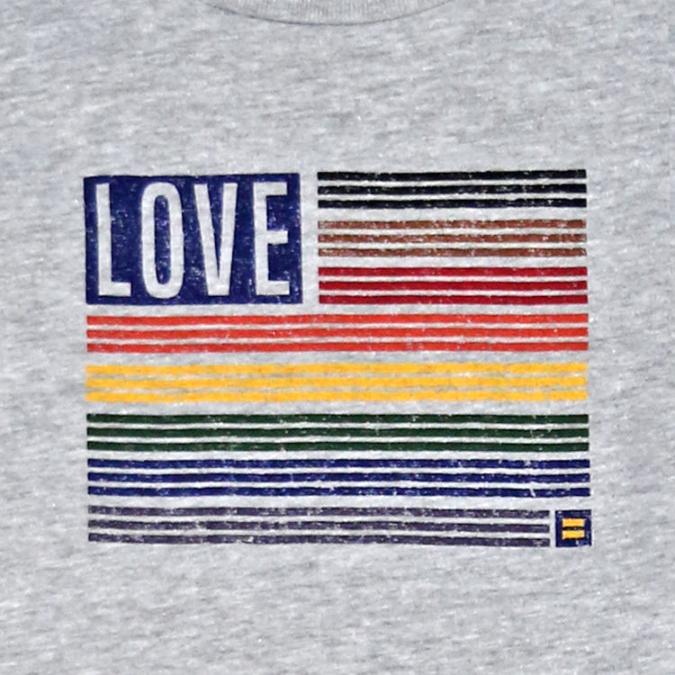 Image 2 of Love Rainbow Flag Kids T-Shirt