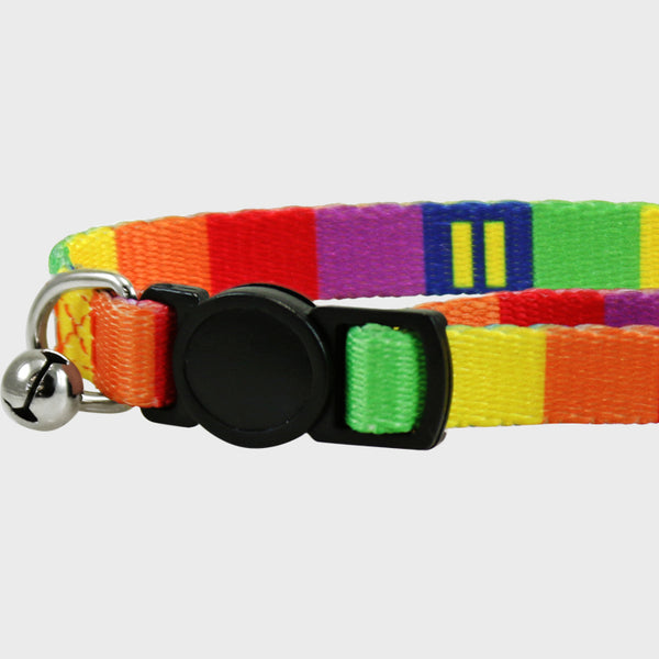 Alternate Picture of Rainbow Pride Cat Collar