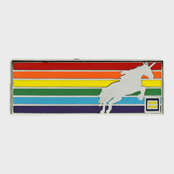 Picture of Unicorn Rainbow Lapel Pin