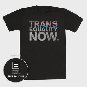 Thumbnail 1 of Trans Equality Now T-Shirt Federal Club Version