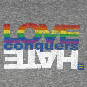 Thumbnail 2 of Rainbow Love Conquers Hate T-Shirt Federal Club Version
