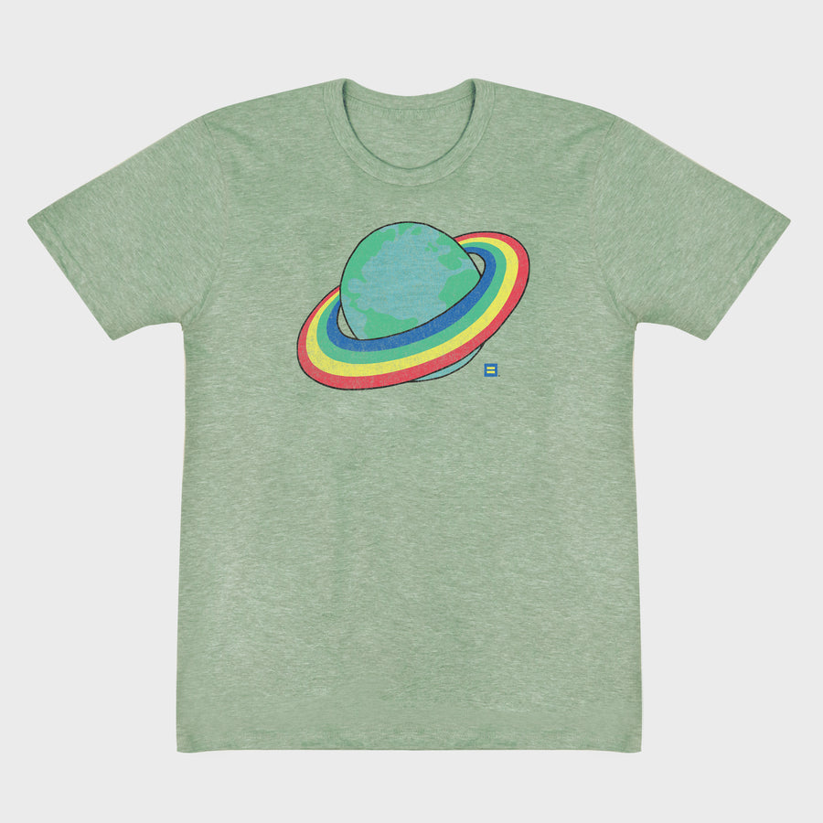 Image 1 of Rainbow Earth Recycled T-Shirt
