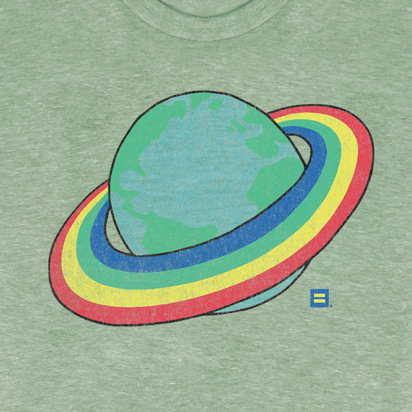 Alternate Picture of Rainbow Earth Recycled T-Shirt