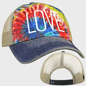 Thumbnail 1 of Rainbow Love Tie Dye Hat