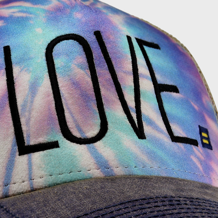 Image 2 of Trans Love Tie Dye Hat