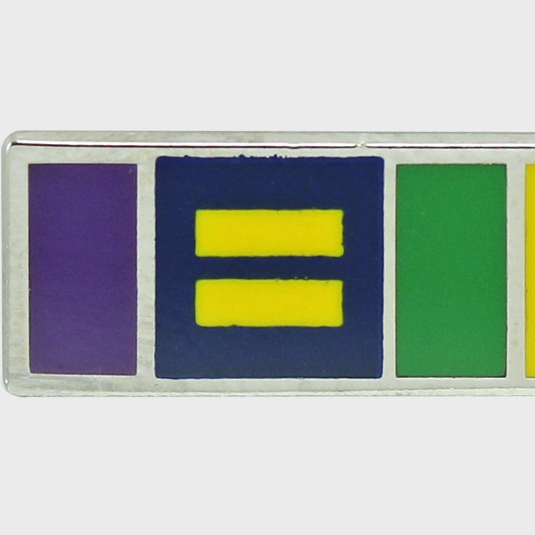 Set 12 Spille LGBTQ+ Arcobaleno Orgoglio – Zinco, Simboli E Slogan Per Feste E Pride
