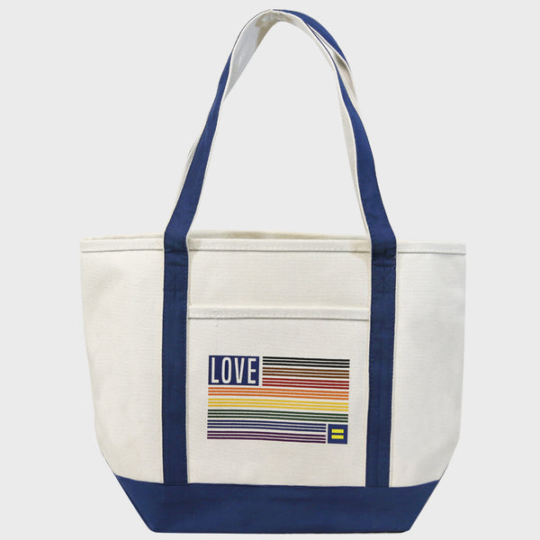 Picture of Love Rainbow Flag Beach Tote