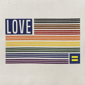 Thumbnail 2 of Love Rainbow Flag Beach Tote