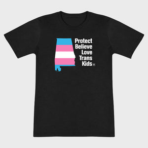 Thumbnail 1 of Protect Believe Love Trans Kids State T-Shirt