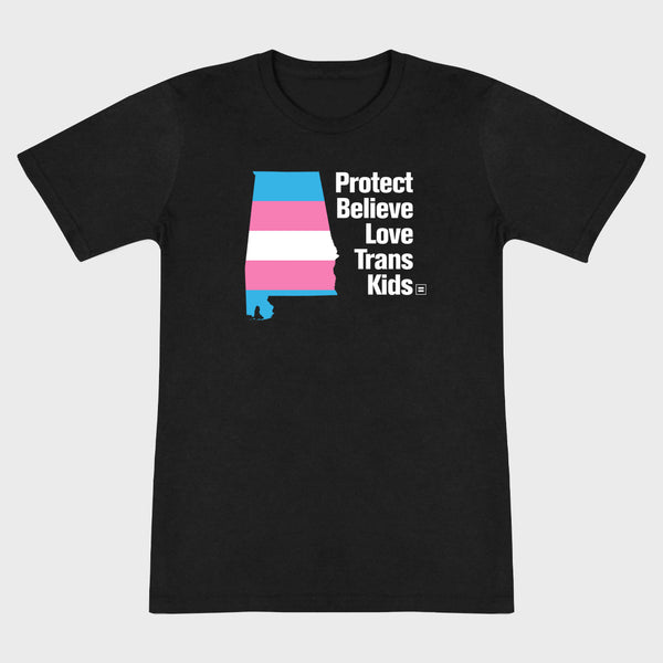 Picture of Protect Believe Love Trans Kids State T-Shirt