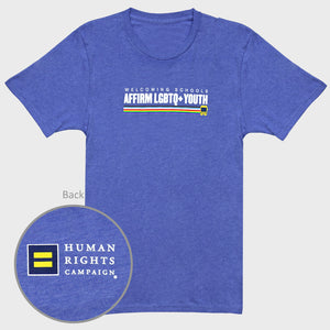 Thumbnail 1 of Affirm LGBTQ+ Youth - Welcoming Schools T-Shirt