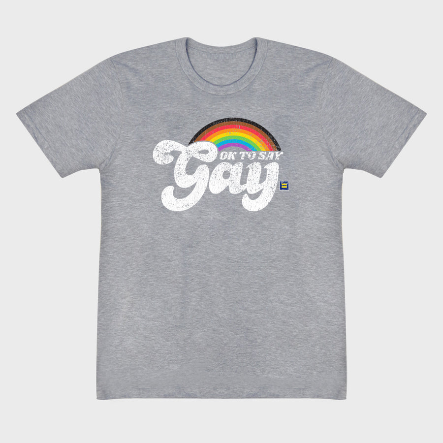 Image 1 of OK to Say Gay LGBTQ+ T-Shirt