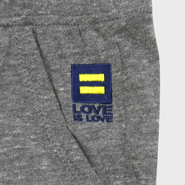 Alternate Picture of Love is Love Embroidered Sweatpants