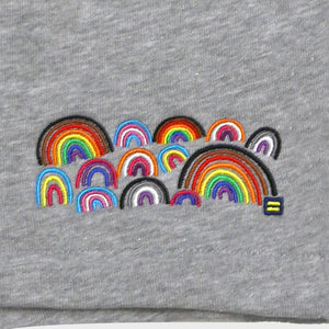 Thumbnail 2 of LGBTQ+ Rainbows Sweat Shorts