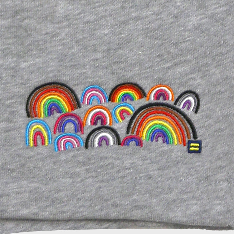Image 2 of LGBTQ+ Rainbows Sweat Shorts